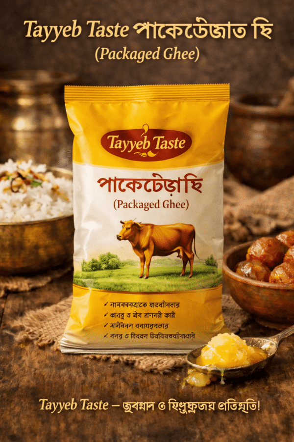 প্যাকেটজাত ঘি (packaged ghee) প্যাকেটজাত ঘি (packaged ghee)